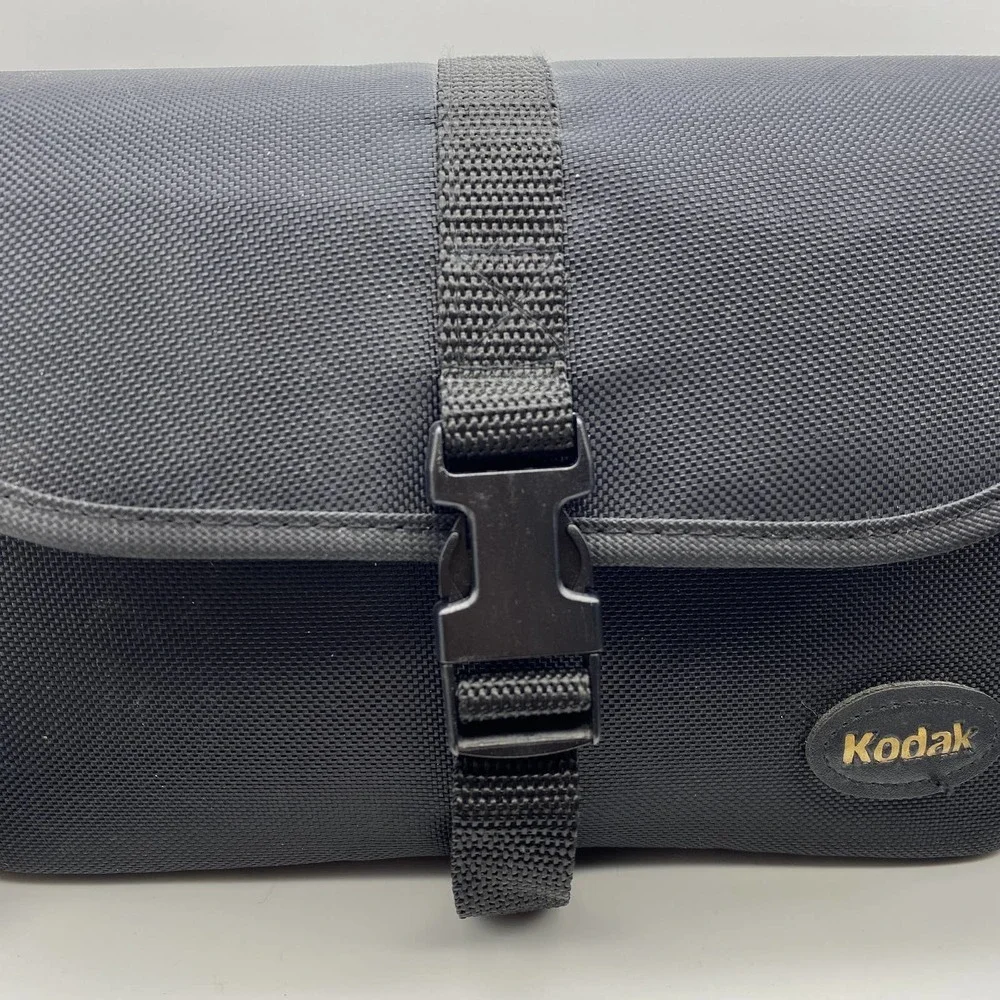 KODAK Small Camera Shoulder Bag Black Adjustable Strap